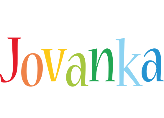 Jovanka birthday logo