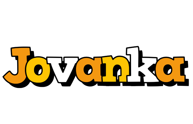 Jovanka cartoon logo