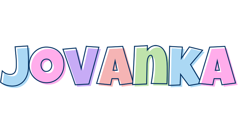 Jovanka pastel logo