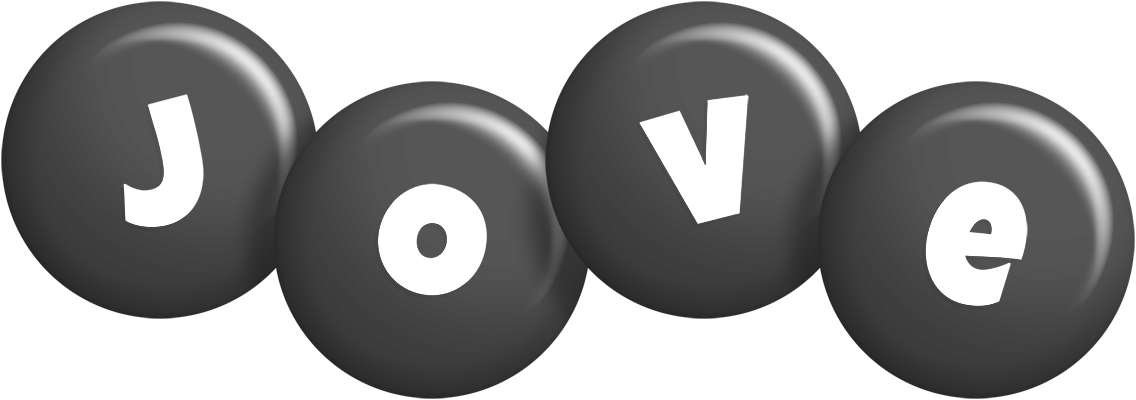 Jove candy-black logo