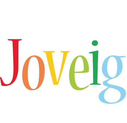 Joveig birthday logo