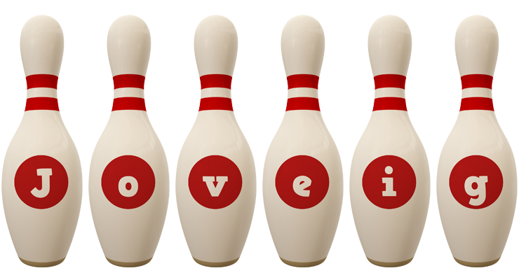 Joveig bowling-pin logo