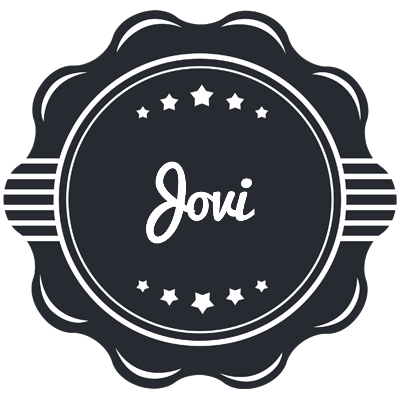 Jovi badge logo