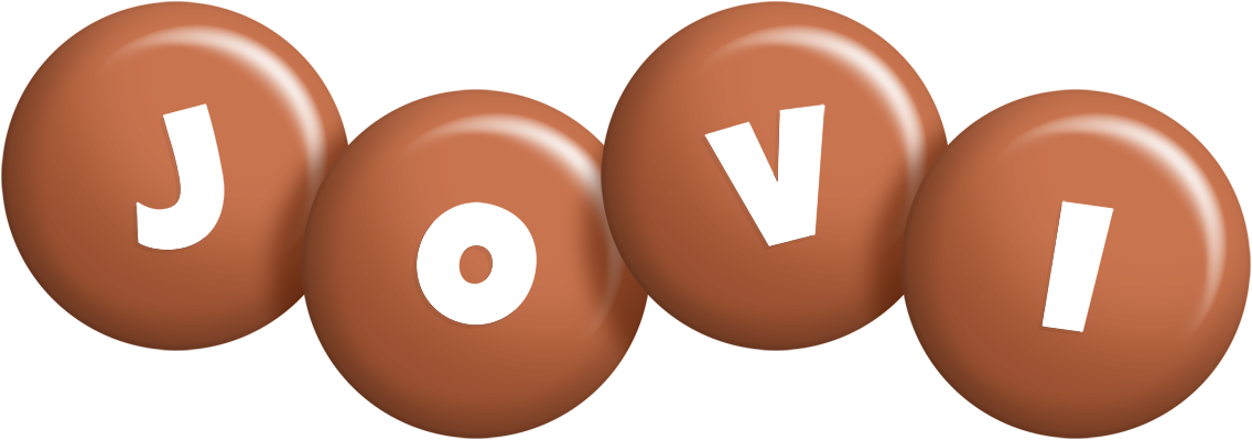 Jovi candy-brown logo