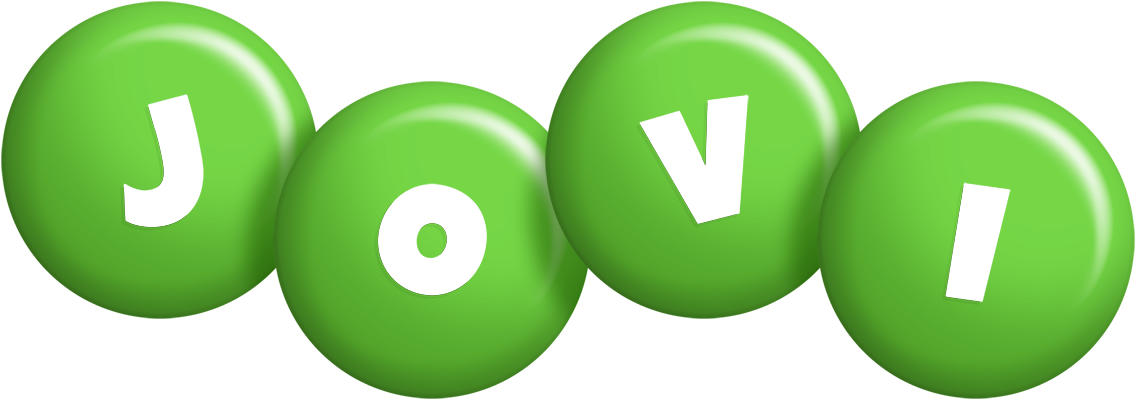 Jovi candy-green logo
