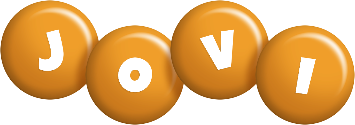 Jovi candy-orange logo
