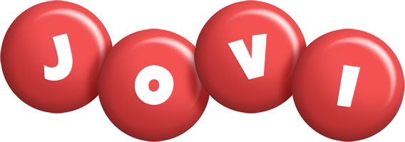 Jovi candy-red logo