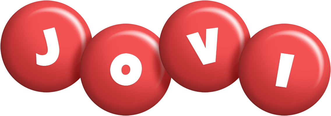 Jovi candy-red logo