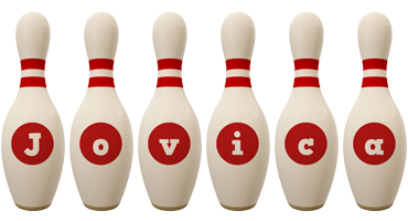 Jovica bowling-pin logo