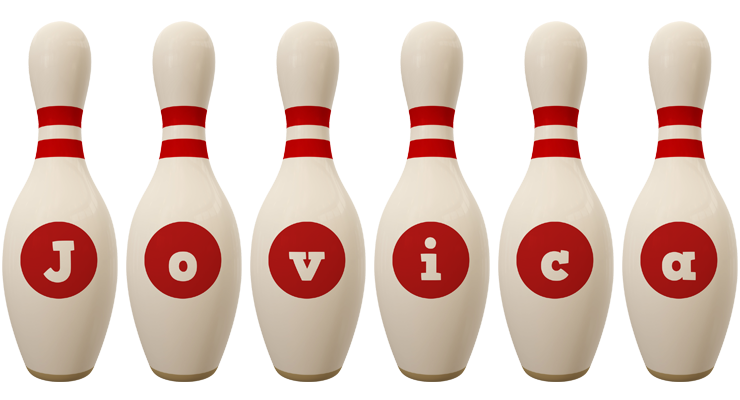 Jovica bowling-pin logo