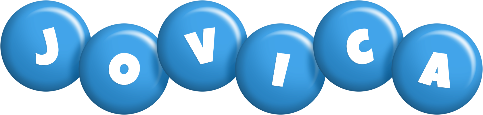 Jovica candy-blue logo