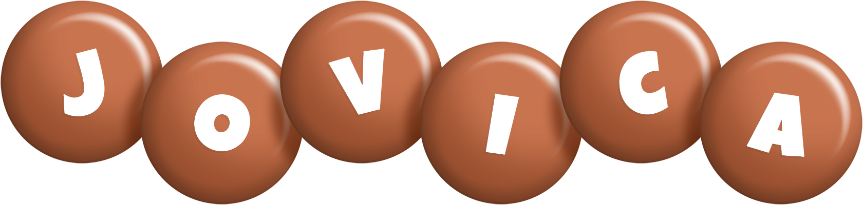 Jovica candy-brown logo