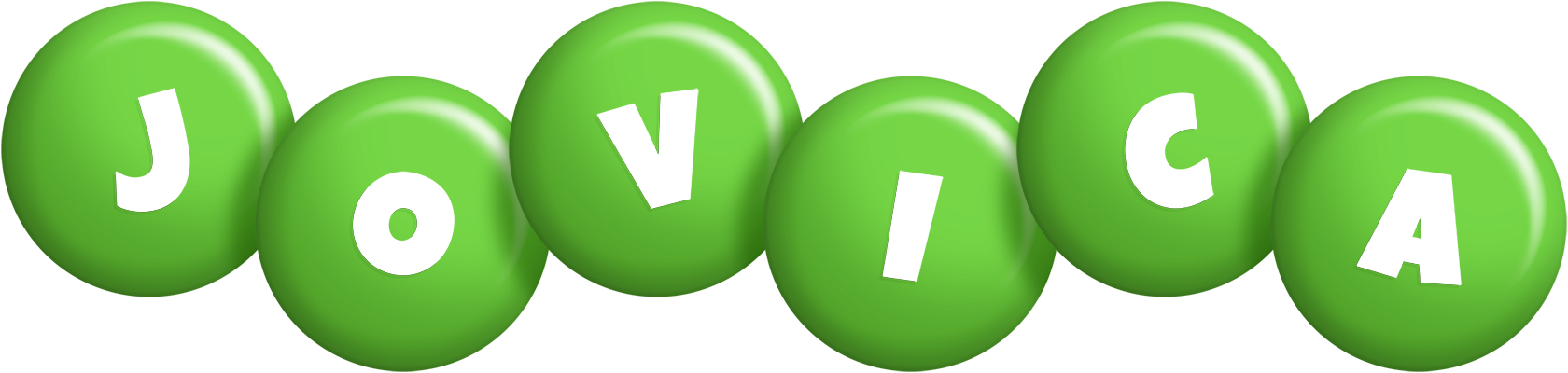 Jovica candy-green logo