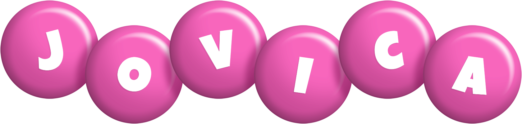 Jovica candy-pink logo