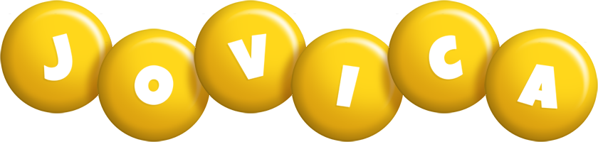 Jovica candy-yellow logo