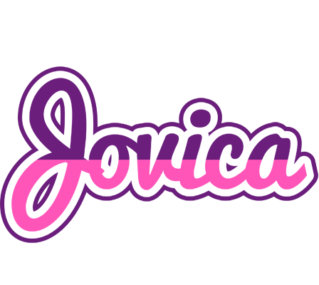 Jovica cheerful logo