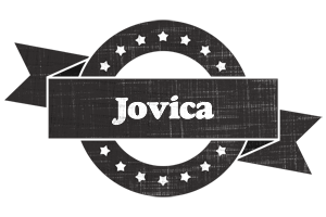 Jovica grunge logo