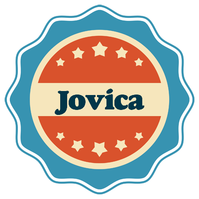 Jovica labels logo