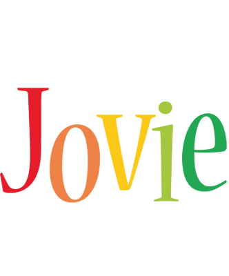 Jovie birthday logo