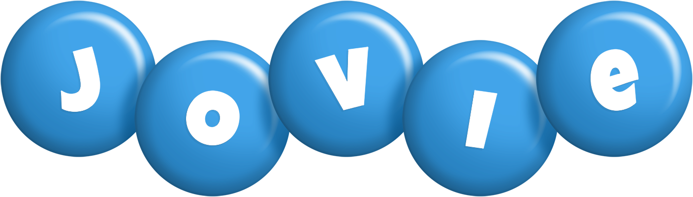 Jovie candy-blue logo