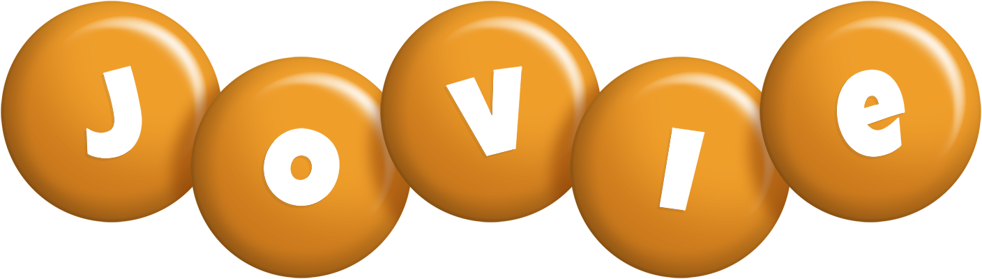 Jovie candy-orange logo