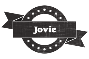 Jovie grunge logo