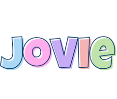 Jovie pastel logo