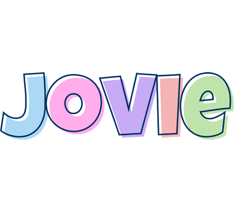 Jovie pastel logo