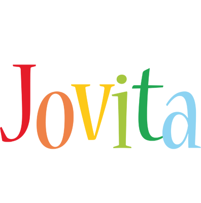 Jovita birthday logo