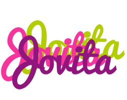 Jovita flowers logo