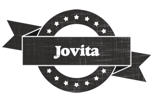 Jovita grunge logo