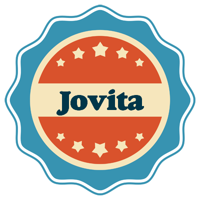 Jovita labels logo