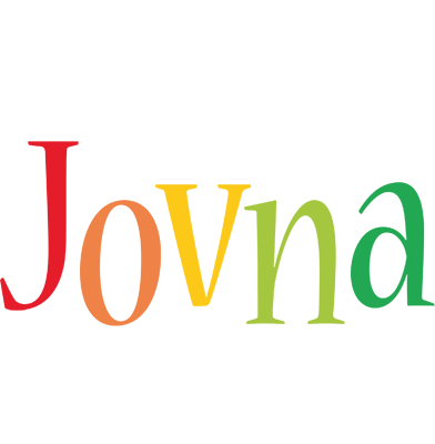 Jovna birthday logo