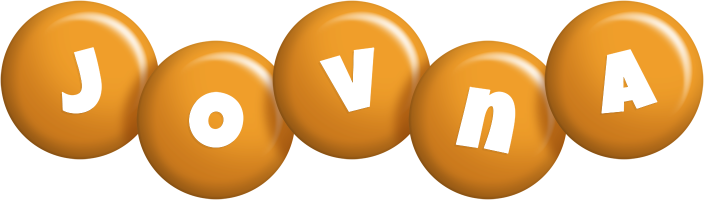 Jovna candy-orange logo
