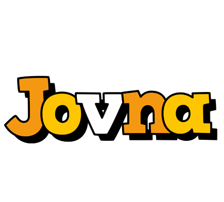 Jovna cartoon logo