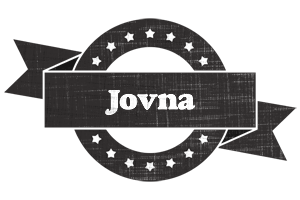 Jovna grunge logo