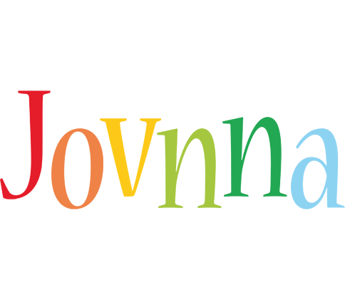 Jovnna birthday logo