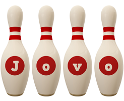 Jovo bowling-pin logo