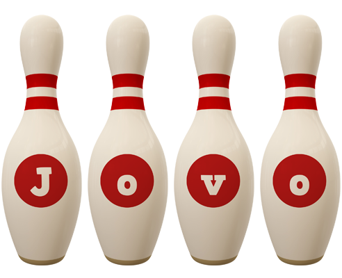 Jovo bowling-pin logo