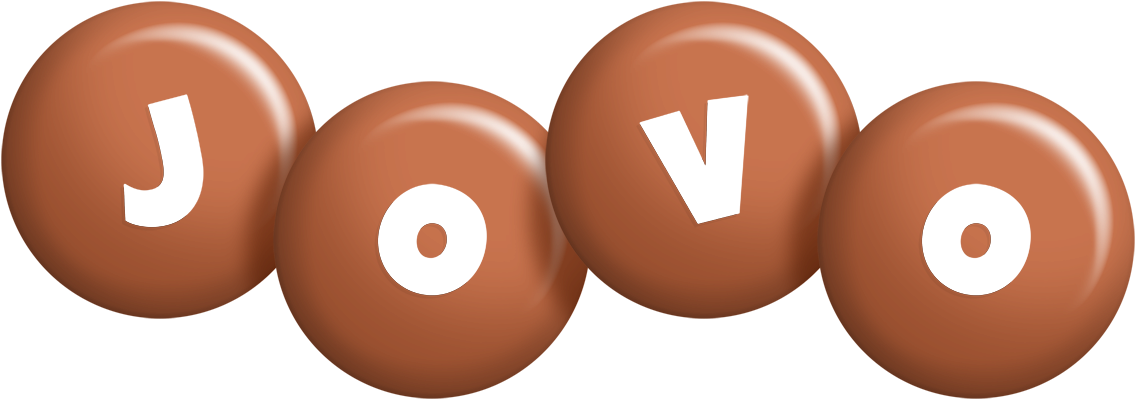 Jovo candy-brown logo