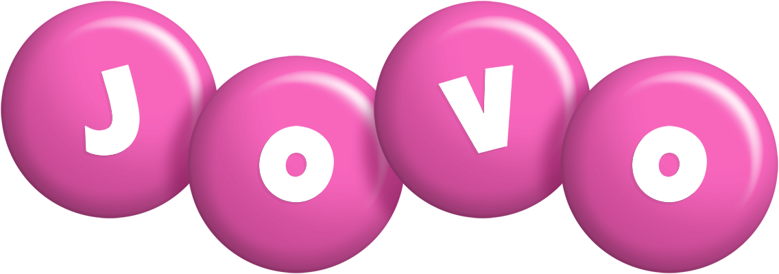 Jovo candy-pink logo