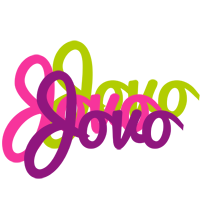 Jovo flowers logo