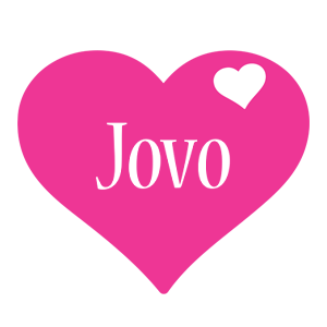 Jovo love-heart logo