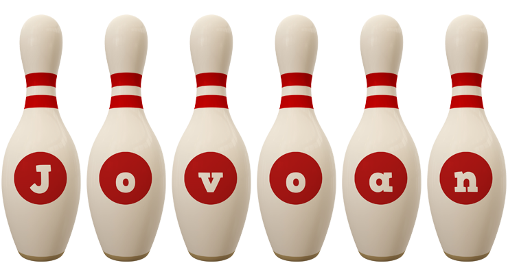 Jovoan bowling-pin logo