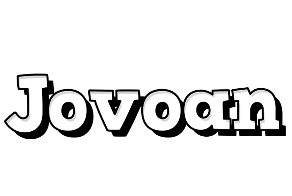 Jovoan snowing logo