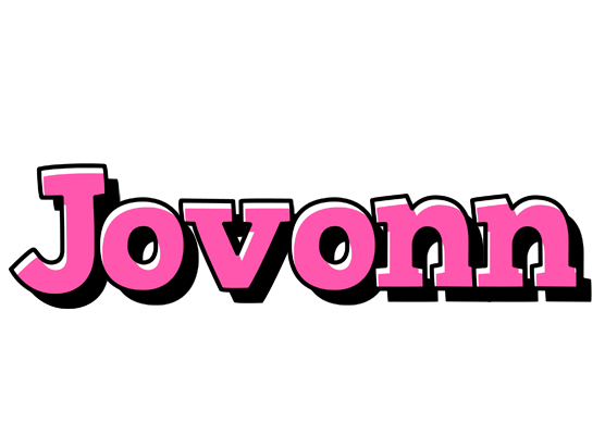 Jovonn girlish logo