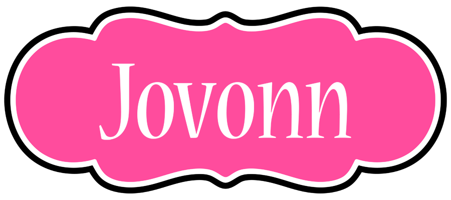 Jovonn invitation logo