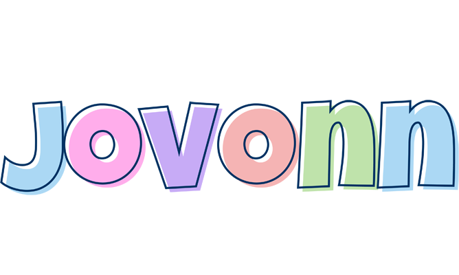 Jovonn pastel logo