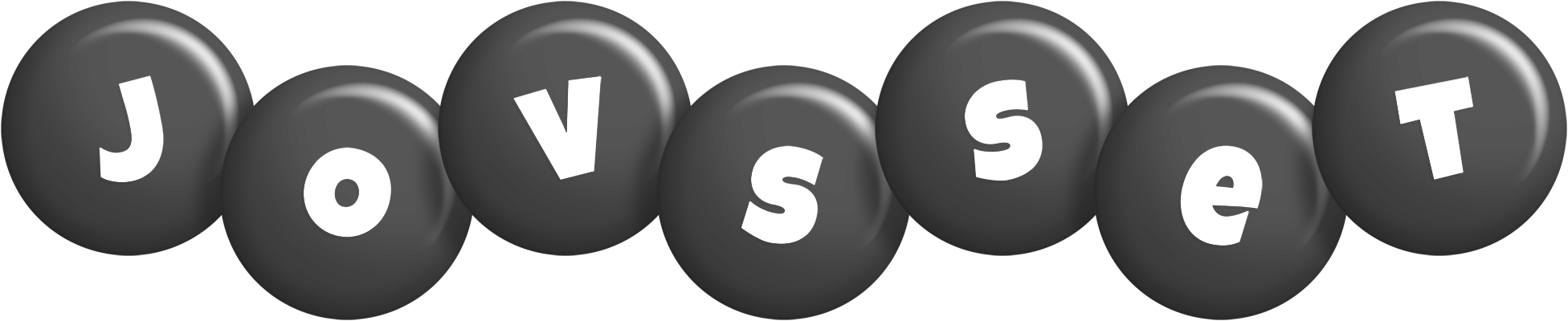 Jovsset candy-black logo