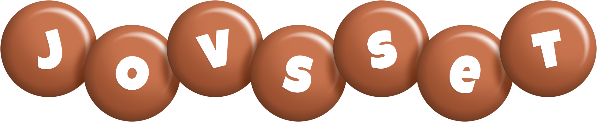 Jovsset candy-brown logo